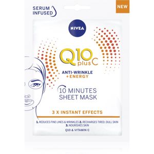 Nivea Q10 Energy protivrásková plátenná maska