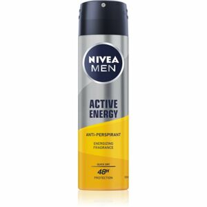 Nivea Men Active Energy antiperspirant v spreji pre mužov 150 ml