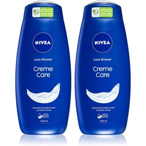 Nivea Creme Care krémový sprchový gél 2 x 500 ml (výhodné balenie)