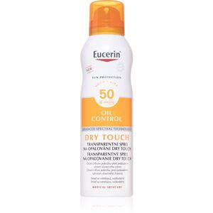 Eucerin Sun Protection transparentný sprej na opaľovanie SPF 50 200 ml