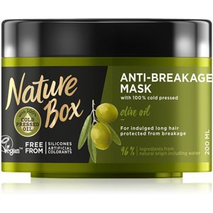 Nature Box Olive Oil maska proti lámavosti vlasov 200 ml