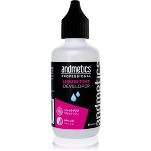 andmetics Professional Liquid Tint Developer aktivačná emulzia pre farbu na obočie a mihalnice 50 ml