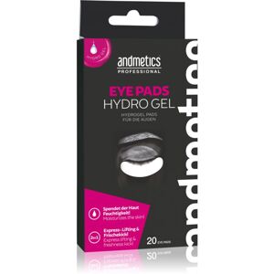 andmetics Professional Hydro Gel Eye Pads hydratačné gélové vankúšiky na očné okolie 20 ks