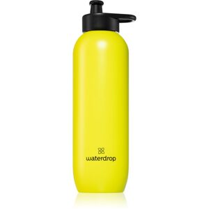 Waterdrop Sports fľaša na vodu z nehrdzavejúcej ocele farba Bright Yellow 800 ml