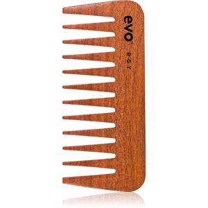 EVO Roy Detangling Comb hrebeň na vlasy z dreva 1 ks