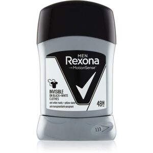 Rexona Invisible Black and White tuhý antiperspitant 48 H 50 ml