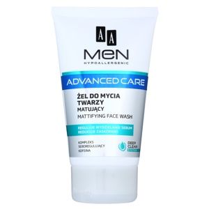 AA Cosmetics Men Advanced Care zmatňujúci čistiaci gél na tvár 150 ml