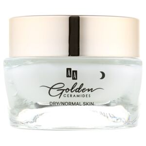 AA Cosmetics Golden Ceramides intenzívny nočný krém s regeneračným účinkom 50 ml