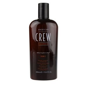 American Crew Hair & Body 3-IN-1 šampón, kondicionér a sprchový gél 3 v 1 pre mužov 450 ml
