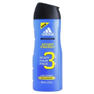 Adidas A3 Sport Energy sprchový gél 3v1 pre mužov 400 ml