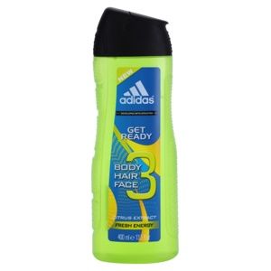 Adidas Get Ready! sprchový gél 3v1 pre mužov 400 ml