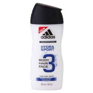 Adidas Hydra Sport sprchový gél na tvár, telo a vlasy 3v1 250 ml