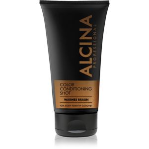 Alcina Color Conditioning Shot Silver tónovací balzam pre zvýraznenie farby vlasov odtieň Warm Brown 150 ml