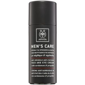 Apivita Men's Care Cardamom & Propolis protivráskový krém na tvár a oči 50 ml