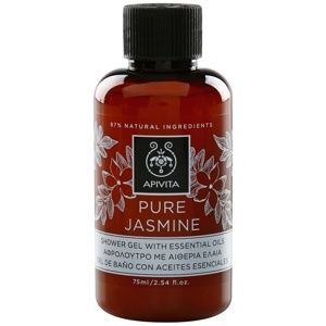Apivita Pure Jasmine sprchový gél s esenciálnymi olejmi 75 ml