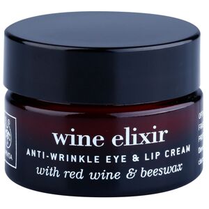 Apivita Wine Elixir Red Wine & Beeswax protivráskový krém na okolie očí a pier 15 ml