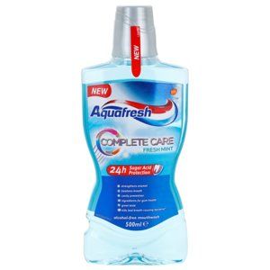 Aquafresh Complete Care Fresh Mint ústna voda bez alkoholu 500 ml