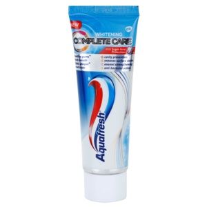Aquafresh Complete Care Whitening bieliaca zubná pasta s fluoridom 75 ml