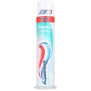 Aquafresh Family Protection Fresh & Minty zubná pasta pre zdravé zuby a ďasná 100 ml