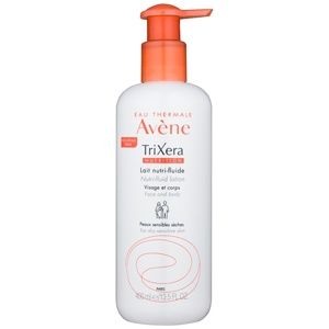 Avène TriXera Nutrition intenzívne vyživujúce fluidné mlieko na tvár a telo pre suchú a citlivú pokožku 400 ml