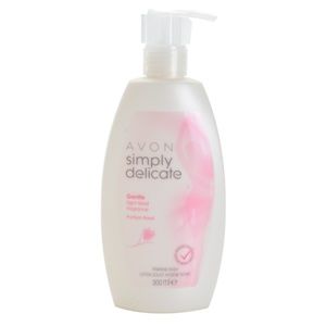 Avon Simply Delicate dámsky sprchový gél pre intímnu hygienu s vôňou k