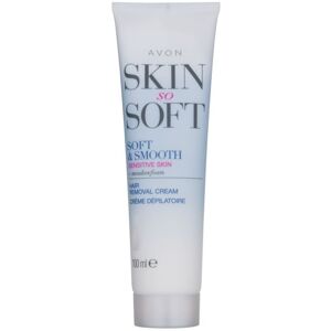 Avon Skin So Soft Smooth depilačný krém na telo pre citlivú pokožku 100 ml