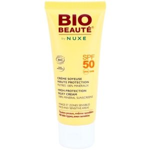 Bio Beauté by Nuxe Sun Care minerálny ochranný krém na tvár a citlivé partie SPF 50 50 ml