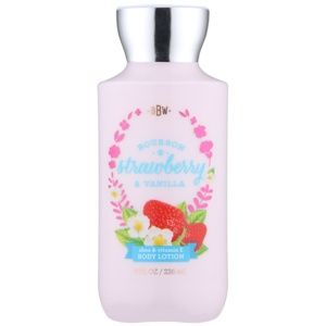 Bath & Body Works Bourbon Strawberry & Vanilla telové mlieko pre ženy