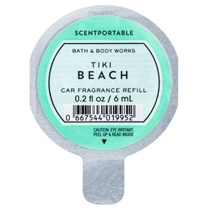 Bath & Body Works Tiki Beach vôňa do auta náhradná náplň 6 ml