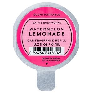 Bath & Body Works Watermelon Lemonade vôňa do auta náhradná náplň 6 ml