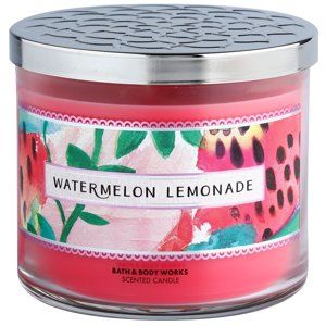 Bath & Body Works Watermelon Lemonade vonná sviečka I. 411 g
