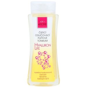 Bione Cosmetics Hyaluron Life čistiace a odličovacie pleťové tonikum s kyselinou hyalurónovou 255 ml