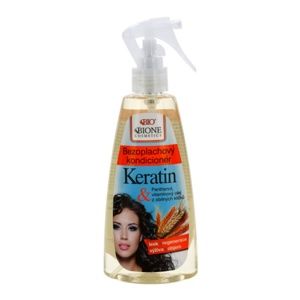 Bione Cosmetics Keratin + Obilné klíčky bezoplachový kondicionér v spreji 260 ml