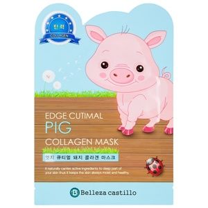 Belleza Castillo Edge Cutimal Pig pleťová maska s kolagénom