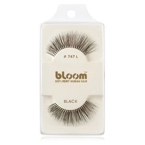Bloom Natural nalepovacie mihalnice z prírodných vlasov No. 747L (Black) 1 cm