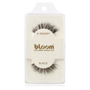 Bloom Natural nalepovacie mihalnice z prírodných vlasov (Dwispy, Black) 1 cm