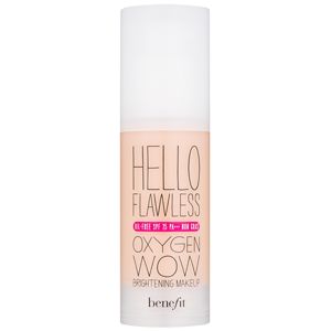 Benefit Hello Flawless Oxygen Wow tekutý make-up SPF 25 odtieň Champagne "Cheers to Me" 30 ml