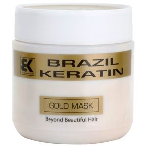 Brazil Keratin Gold keratínová regeneračná maska pre poškodené vlasy 500 ml