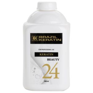Brazil Keratin Beauty Keratin špeciálna ošetrujúca starostlivosť pre uhladenie a obnovu poškodených vlasov 500 ml