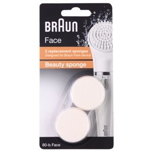 Braun Face 80-b Beauty Sponge náhradné hlavice 2 ks 2 ks