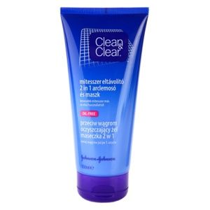 Clean & Clear Blackhead Clearing čistiaca maska a gél 2v1 proti čiernym bodkám 150 ml