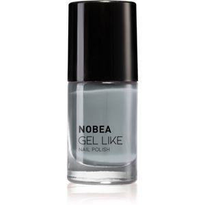 NOBEA Day-to-Day Gel-like Nail Polish lak na nechty s gélovým efektom odtieň Cloudy grey #N10 6 ml