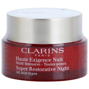 Clarins Super Restorative Night nočný krém proti prejavom starnutia pleti pre všetky typy pleti 50 ml