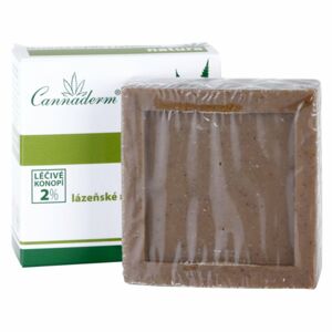 Cannaderm Natura Spa soap with peat extract čistiace bahenné mydlo s konopným olejom 80 g