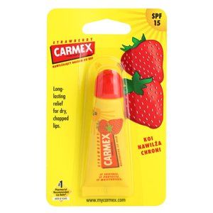 Carmex Strawberry balzam na pery v tube SPF 15 10 g