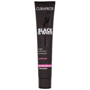 Curaprox Black is White bieliaca pasta s aktívnym uhlím a hydroxylapatitom príchuť Fresh Lime-Mint 90 ml