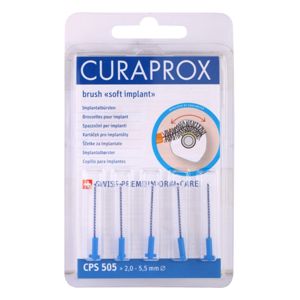 Curaprox Soft Implantat CPS náhradné medzizubné kefky na čistenie implantátov 5 ks CPS 505 2,0 - 5,5 mm 5 ks