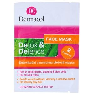 Dermacol Detox & Defence detoxikačná a ochranná pleťová maska pre všet