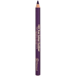Dermacol 12H True Colour Eyeliner dlhotrvajúca ceruzka na oči odtieň 03 Purple