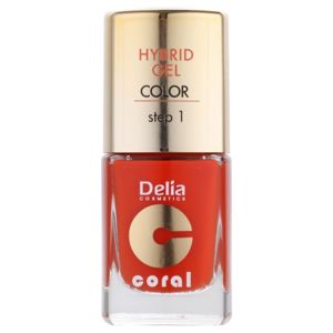 Delia Cosmetics Coral Nail Enamel Hybrid Gel gélový lak na nechty odtieň 02 11 ml